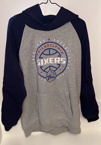 Philadelphia 76ers Logo Sudadera con Capucha Sixers NBA Baloncesto Pullover Sudadera Para Hombres L - Imagen 1 de 4