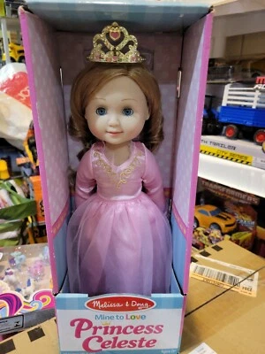 Hermoso Vestido Posable Muñeca Melissa & Doug Mine To Love Princesa Celeste 14 Pulgadas Foto 1 de 4