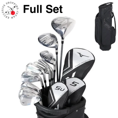 Mizuno BR-X Men Full Set 10pc Driver Fairway Wood Hybrid Iron Cart Bag Headcover - Image 1 of 4