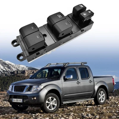 Interruptor de control de ventana eléctrica principal lado del conductor para Nissan Frontier 2007-19 Foto 1 de 4