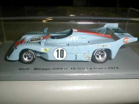 Modellino auto Spark 1/43 Gulf Mirage GR8 n.10 Le Mans 1975 - Immagine 1 di 1