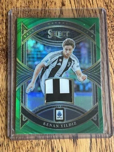 Kenan Yildiz -Select Swatches -GREEN /5 -2024-25 Serie A -Select - Juventus - Picture 1 of 2