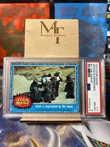 1977 Topps Star Wars Artoo Is Imprisoned By Jawas No. 11 PSA 8 - Picture 1 of 3