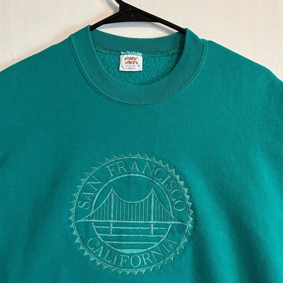 Sudadera vintage Crazy Shirts San Francisco talla grande Foto 1 de 4