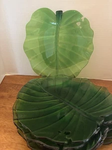 Frutta vintage/foglia verde/8/piatti singoli/come nuova - Foto 1 di 11