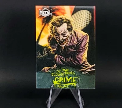 2025 Upper Deck Batman Metal Universe Joker 3D Lenticular Clown Prince of Crime - Image 1 of 4