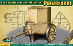 Panzer Nest - German Mobile MG Bunker WWII Modellbausatz Maßstab 1/72 ACE 72561 - Bild 1 von 5
