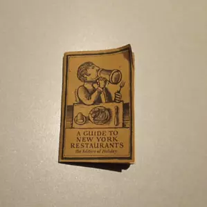 Rare Guide restaurants New york 1959 holiday - Picture 1 of 6