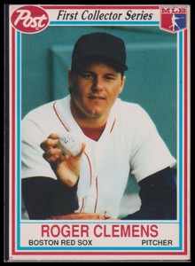 1990 Post Cereal Roger Clemens    2