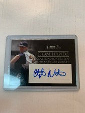 Clayton Mortensen 2007 Prospects Plus Auto Card #FH-CM