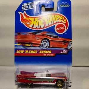1998 Hot Wheels #699 '59 Caddy Low 'N Cool Series 3 of 4 LW Gold 18781 - Picture 1 of 1