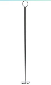 Browne Foodservice 18" Chrome-Plated Menu and Card Holder - Picture 1 of 1