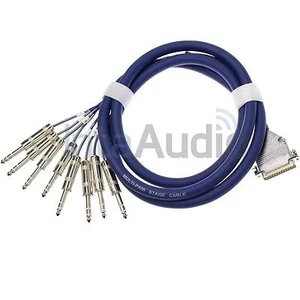 Pulse 25 Pin D-Sub a 8x Spine Jack Bilanciate 6,35mm Cavo 2m - Foto 1 di 2