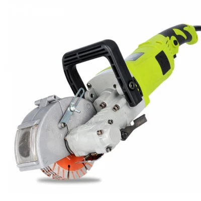 4000W Elektrische Schlitzfräse Wandfräse Mauernutfräse Mauerfräse & 5 Sägeblatt - Bild 1 von 4