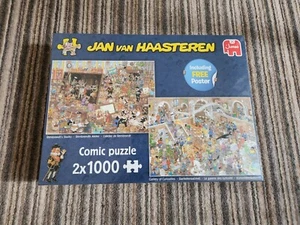 Jan Van Haasteren Rembrandt's Studio Gallery Of Curiosities 2x 1000 New Sealed - Picture 1 of 4