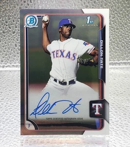 Dillon Tate / 2015 Bowman Chrome Draft RC AUTO Autograph - Rangers - ORIOLES  - Bild 1 von 10
