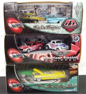 HOT WHEELS 100% Lot of 3 Sets 1Troy Lee set 1John D Signed set/1Error set☑️EmOUT - Picture 1 of 11