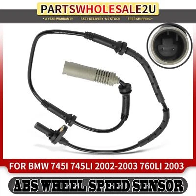 Sensor de velocidad de rueda ABS delantero derecho/derecho para BMW E65 745i 745Li 2002-2003 760Li 2003 Foto 1 de 4