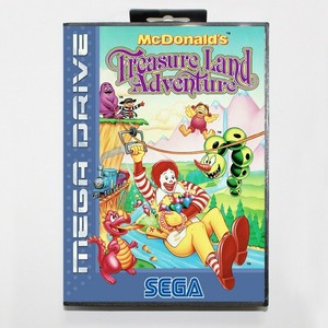Mcdonalds treasureland adventure 16 bit MD Game Card With Retail Box Sega Mega