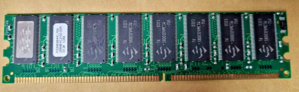 SpecTek P32M648HHC-75A 256MB PC2100 DDR Memory RAM - Image 1 of 1