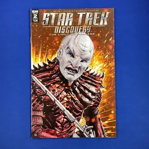 Libro de historietas Star Trek Discovery #2 cubierta primera impresión IDW 2017 película vinculada - Imagen 1 de 3