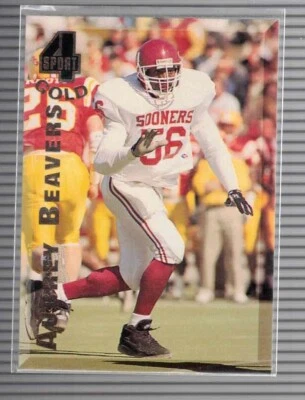 1994 Classic Four Sport Rookie #101 Aubrey Beavers Oklahoma Sooners, Miami - Image 1 of 2
