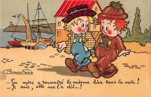 Postcard Humour Children Illustrator CooperVAB Edit Narbo N12 - Picture 1 of 2