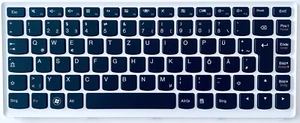 deutsche QWERTZ Tastatur für Lenovo IdeaPad U310 Serie DE NEU mit weiß Rahmen - Bild 1 von 2