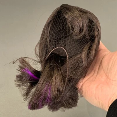 Peluca de pelo liso marrón oscuro para muñeca American Girl de 18"" Luciana accesorios juguetes Foto 1 de 4