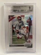 2020 Panini Prizm Draft Picks Jalen Hurts Pink Pulsar Eagles RC Beckett 9