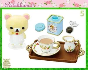Re-Ment Miniatura Sanrio Rilakkuma British Tea Time #5 Tea Caddy - Foto 1 di 10