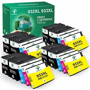 Multi Tintenpatrone für HP 932 XL 933 XL Officejet 6100 6700 6600 7100 7612 SET - Bild 1 von 15