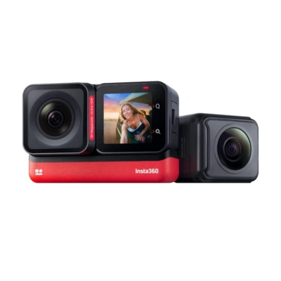 Insta360 ONE RS Twin Version 5.7K 360 Interchangeable Lens 4K60fps Action Camera - Image 1 of 4