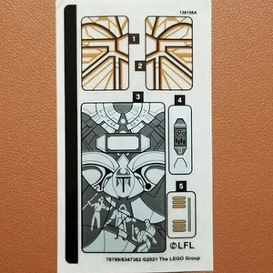 NUEVO LEGO | Hoja de pegatinas para set 75310 - (78799/6347362) Duelo en Mandalore - Imagen 1 de 1