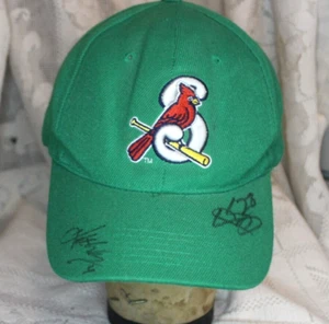 Signed Saint Lousi Cardinals Baseball Cap Ashley Furniture Fan Appreciation - Picture 1 of 8
