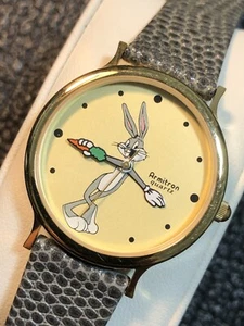 Vintage Armitron Women’s Bugs Bunny Watch Looney Tunes Wristwatch New Battery - Picture 1 of 18