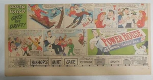 Power House Candy Bar Ad: Roger Wilco: Gets The Drift ! 1940's Size 7.5 x 15 - Picture 1 of 7