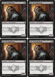 MTG - 4x MER-EK NIGHTBLADE - Khans of Tarkir (U) - Picture 1 of 1