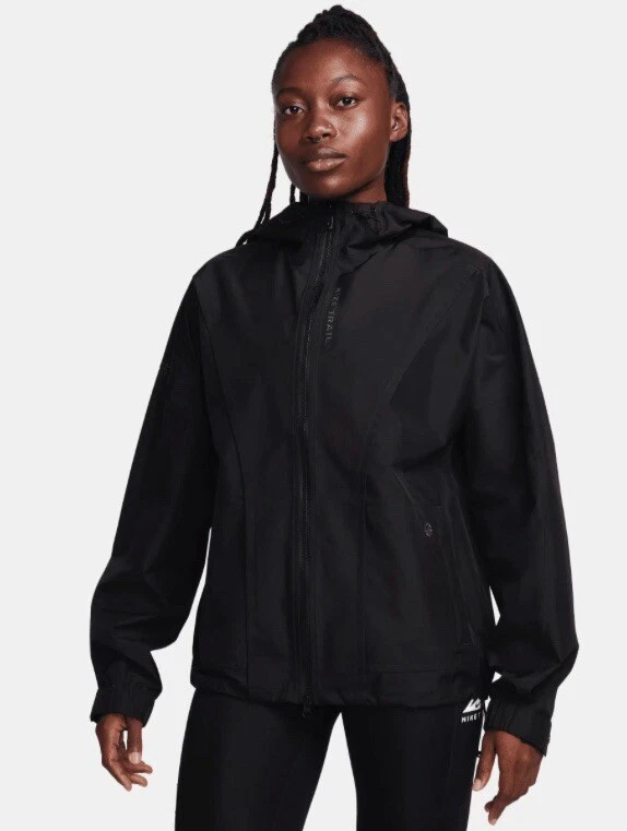 Nike Trail Gore-Tex Infinium Women's Medium Black Running Jacket FB7642-010