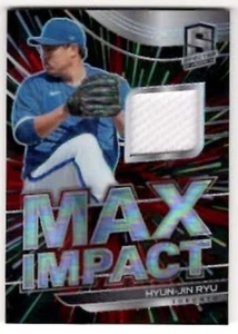 HYUN-JIN RYU Blue Jays ~ 2021 Panini Spectra Max Impact Jersey card #/d~ FREE SH - Picture 1 of 2
