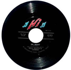 BILL BLACK'S COMBO - So What / Blues For The Red Boy - Vinyl 45rpm 1960 45-2055 - Imagen 1 de 4