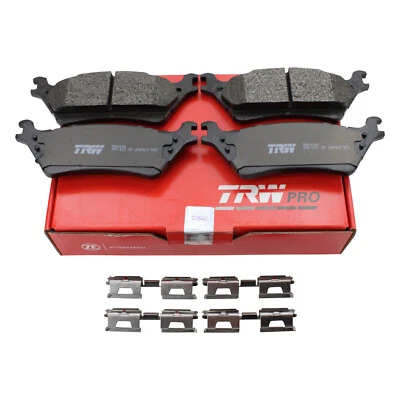 Pastillas de freno traseras ranuradas metálicas TRW Pro para Ford F150 FX XLT King Ranch Raptor Foto 1 de 4