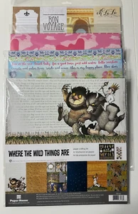 Paper House 12x12 Paper Packs-Homefront Girl, Where The Wild Things Are, France - Picture 1 of 16