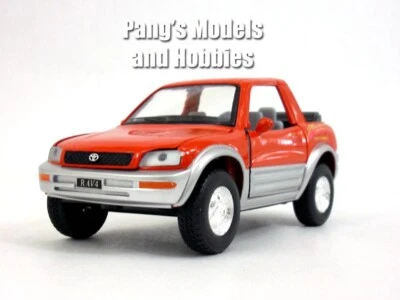 Toyota RAV4 Cabriolet 1/32 Scale Diecast Model by Kinsmart - Red - Image 1 of 4