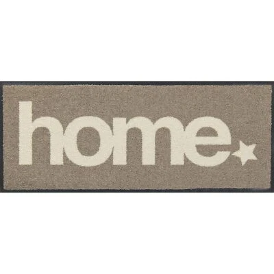Salonloewe Fußmatte Home Star taupe 30x75 Minimatte waschbar - Bild 1 von 4