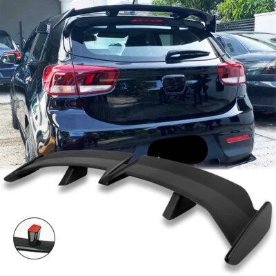 For Kia Rio Rio5 54" Rear Trunk PRO Style Sporty Racing Spoiler Wing Matte Black - Image 1 of 4