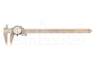 Shars 12" Dial Caliper Shock Proof .001" Stainless Steel White Face R} - Image 1 of 4
