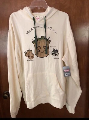 Moletom grande novo com etiquetas Marvel autêntico Disney Store Guardiões da Galáxia Groot - Imagem 1 de 4