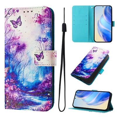 For Various Phone Dream Immortal Valley Card Wallet Case Bag Flip Stand Cover - Image 1 of 4