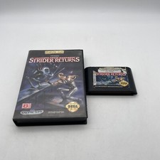 Strider Returns: Journey From Darkness (Sega Genesis, 1992) Tested No Manual